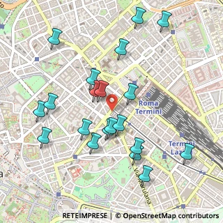 Mappa Via Antonio Rosmini, 00184 Roma RM, Italia (0.5495)