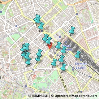 Mappa Via Antonio Rosmini, 00184 Roma RM, Italia (0.487)