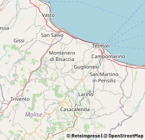 Mappa 86032 Montecilfone CB, Italia (17.16667)