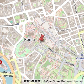 Mappa Via dell'Arco di Settimio, 00186 Roma RM, Italia, 00186 Roma, Roma (Lazio)