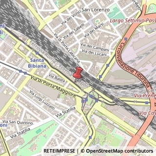 Mappa Via Giovanni Giolitti, 210, 00185 Roma, Roma (Lazio)