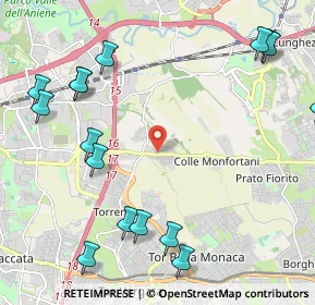 Mappa 00132 Colle Prenestino RM, Italia (2.97688)