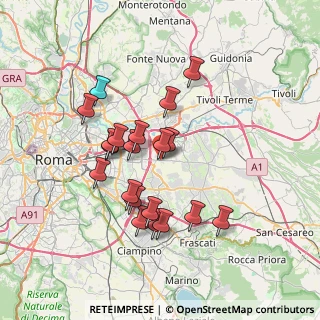 Mappa 00132 Colle Prenestino RM, Italia (6.77)