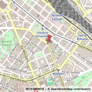 Mappa Piazza Vittorio Emanuele II,  87, 00185 Roma, Roma (Lazio)