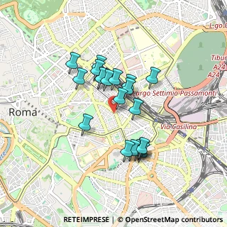 Mappa Via Foscolo, 00185 Roma RM, Italia (0.743)