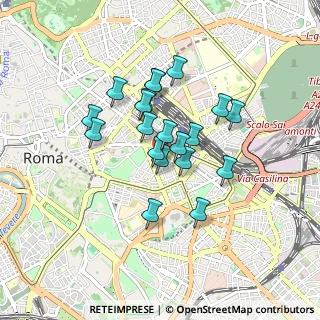 Mappa Via Ferruccio, 00185 Roma RM, Italia (0.7015)