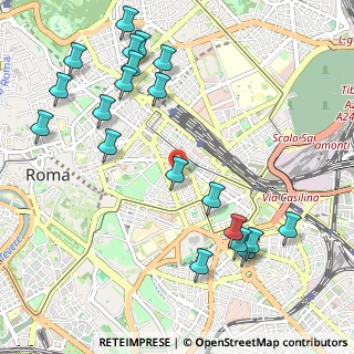 Mappa Via Ferruccio, 00185 Roma RM, Italia (1.3295)