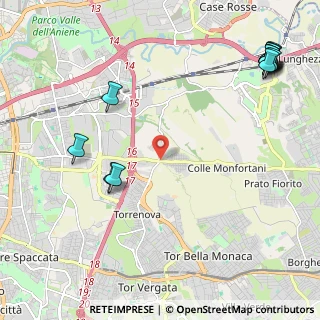 Mappa Via Prenestina, 00132 Colle Prenestino RM, Italia (3.24538)
