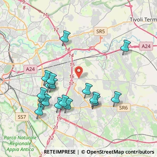 Mappa Via Prenestina, 00132 Colle Prenestino RM, Italia (4.54706)