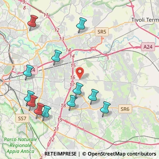 Mappa Via Prenestina, 00132 Colle Prenestino RM, Italia (5.29833)