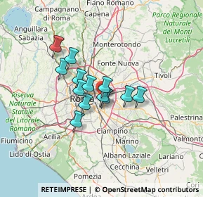 Mappa Via Alatri, 00171 Roma RM, Italia (9.31462)