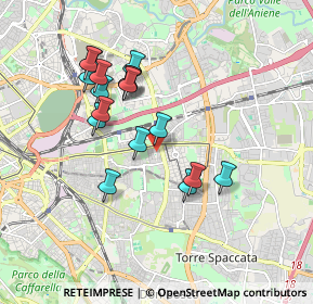 Mappa Via Alatri, 00171 Roma RM, Italia (1.74706)