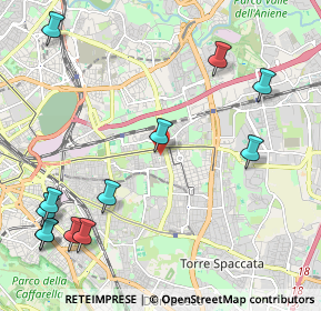 Mappa Via Alatri, 00171 Roma RM, Italia (2.94)