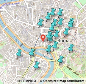 Mappa Via della Reginella, 00186 Roma RM, Italia (0.484)