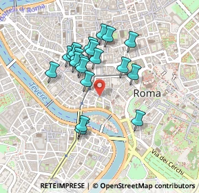 Mappa Via della Reginella, 00186 Roma RM, Italia (0.405)