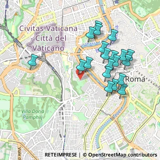 Mappa Via dei Riari, 00165 Roma RM, Italia (1.001)