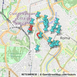Mappa Via dei Riari, 00165 Roma RM, Italia (0.8535)