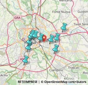 Mappa Prenestina- Telese, 00177 Roma RM, Italia (5.56273)