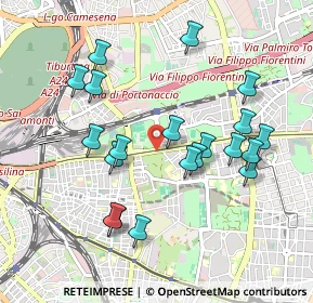 Mappa Prenestina- Telese, 00177 Roma RM, Italia (1.0045)