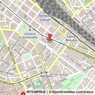 Mappa Via Cairoli, 59, 00185 Roma, Roma (Lazio)