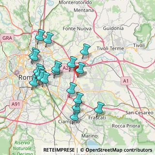 Mappa Via Prenestina, 00100 Roma RM, Italia (8.137)