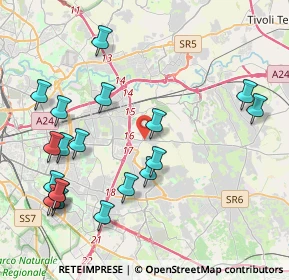 Mappa Via Prenestina, 00100 Roma RM, Italia (5.01316)