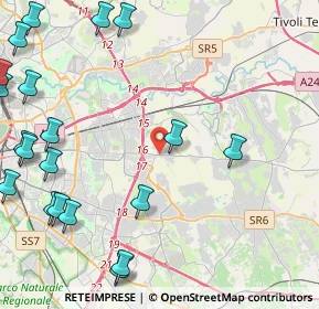 Mappa Via Prenestina, 00100 Roma RM, Italia (6.6735)