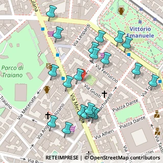 Mappa Via Merulana, 00185 Roma RM, Italia (0.1435)