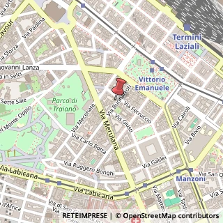 Mappa Via Buonarroti, 20, 00185 Roma, Roma (Lazio)
