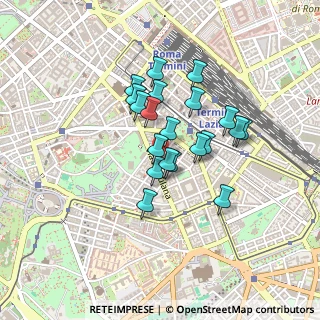 Mappa Via Buonarroti, 00185 Roma RM, Italia (0.346)