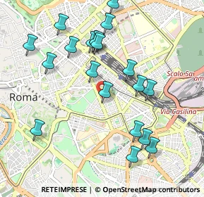 Mappa Primo piano, 00185 Roma RM, Italia (1.0995)