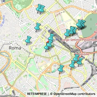 Mappa Primo piano, 00185 Roma RM, Italia (1.2265)
