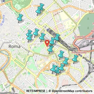 Mappa Via Buonarroti, 00185 Roma RM, Italia (1.06563)