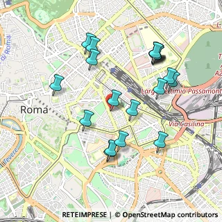 Mappa Via Buonarroti, 00185 Roma RM, Italia (1.053)