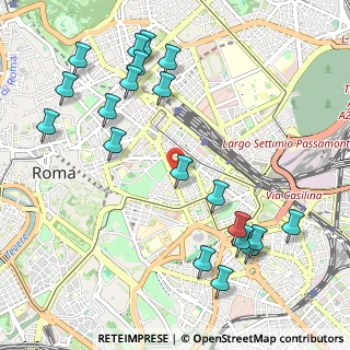 Mappa Via Merulana, 00185 Roma RM, Italia (1.309)