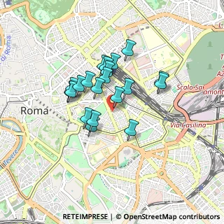 Mappa Via Buonarroti, 00185 Roma RM, Italia (0.704)