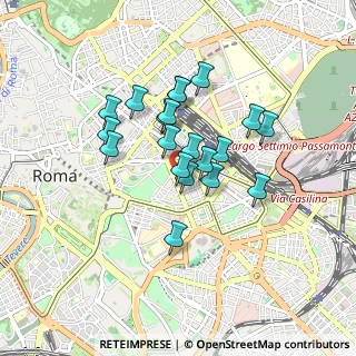 Mappa Via Merulana, 00185 Roma RM, Italia (0.708)