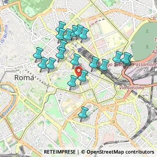 Mappa Primo piano, 00185 Roma RM, Italia (0.9415)