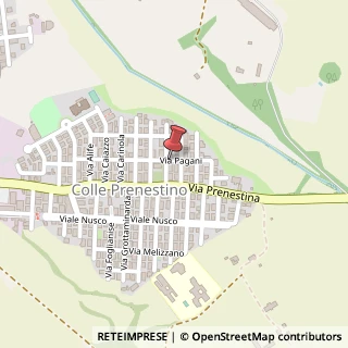 Mappa Via Pagani, 85, 00132 Roma, Roma (Lazio)