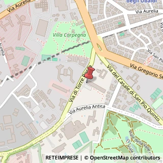 Mappa Via di Torre Rossa, 35, 00165 Roma, Roma (Lazio)