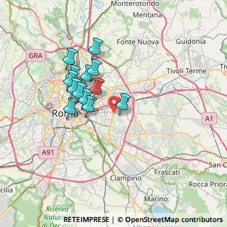Mappa Via Manfredonia, 00171 Roma RM, Italia (6.44462)