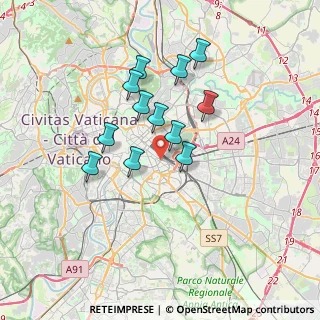 Mappa Via Luigi Pianciani, 00185 Roma RM, Italia (3.08333)