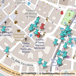 Mappa Piazza di S. Salvatore in Campo, 00186 Roma RM, Italia (0.07692)
