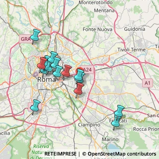 Mappa Via Cerignola, 00171 Roma RM, Italia (7.91875)