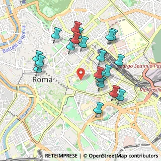 Mappa 00184 Roma RM, Italia (1.0005)