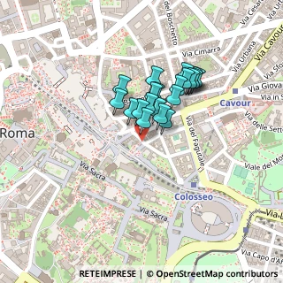 Mappa Via Frangipane, 00184 Roma RM, Italia (0.159)