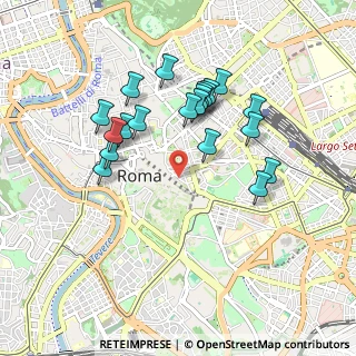 Mappa Via Frangipane, 00184 Roma RM, Italia (0.9115)