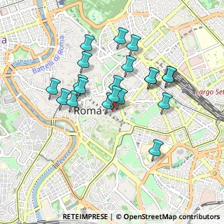 Mappa Via Frangipane, 00184 Roma RM, Italia (0.8595)