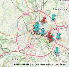 Mappa Via di S. Ambrogio, 00186 Roma RM, Italia (6.25083)