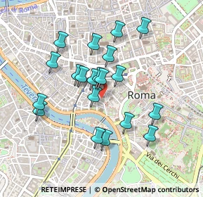 Mappa Via del Portico D'Ottavia, 00186 Roma RM, Italia (0.4285)